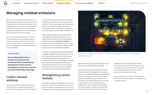 2023 Environmental Report - Page 47