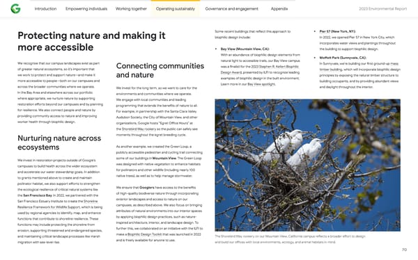 2023 Environmental Report - Page 70