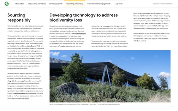 2023 Environmental Report - Page 71